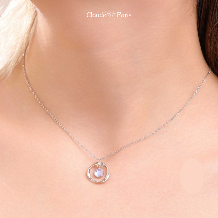 Moonstone Pendant Necklace