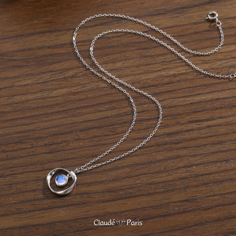 Moonstone Pendant Necklace