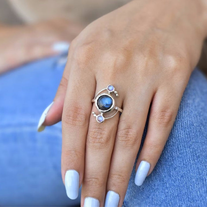 Natural Moonstone Ring