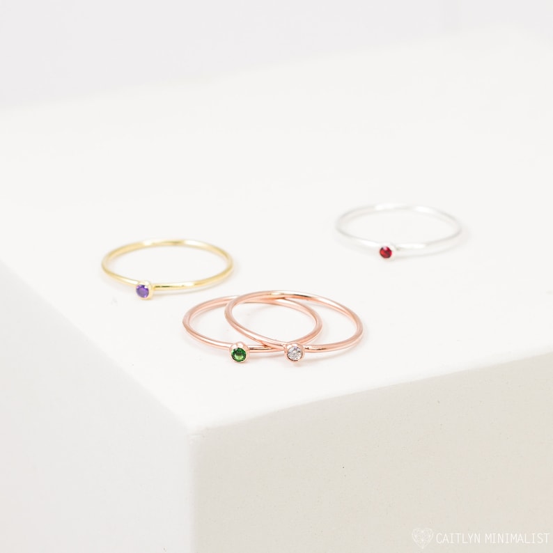 Delicate Gemstone Ring