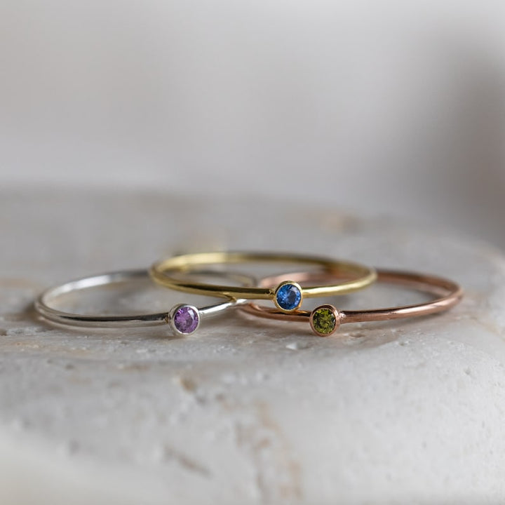 Delicate Gemstone Ring