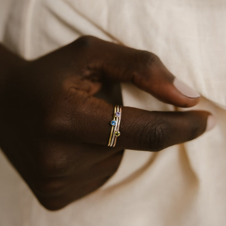 Delicate Gemstone Ring