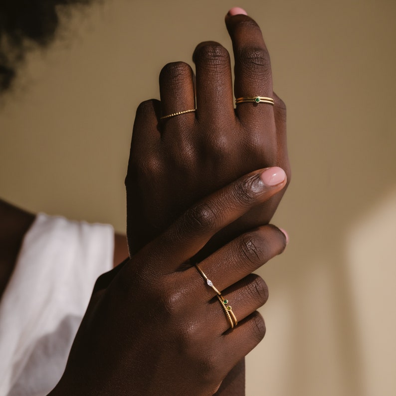 Delicate Gemstone Ring