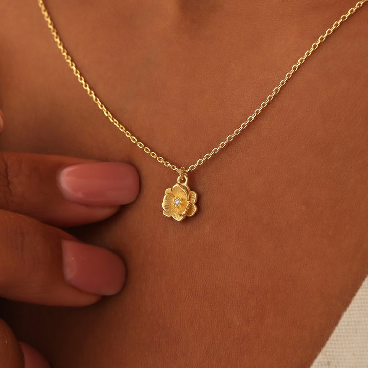 Rose Flower Necklace