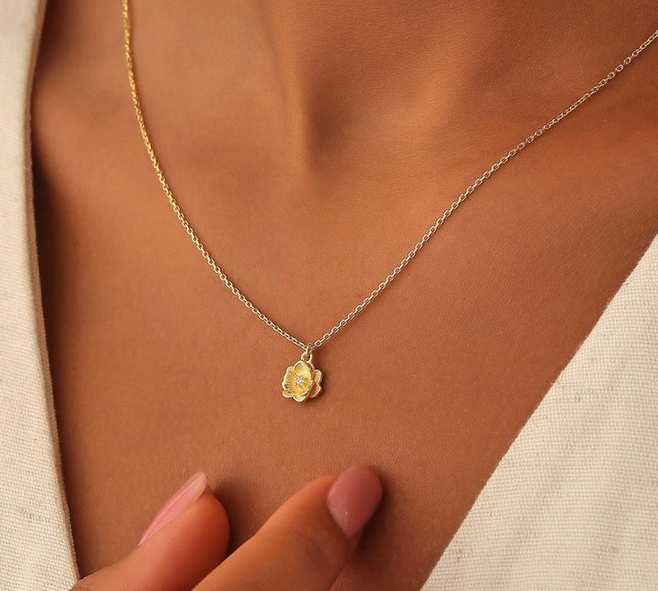 Rose Flower Necklace