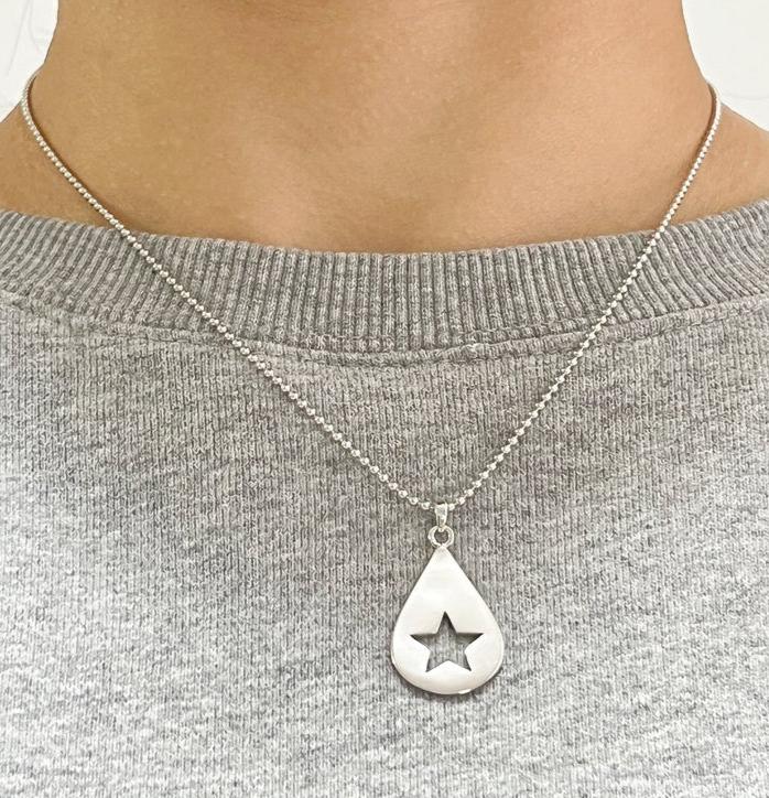 Teardrop Star Necklace