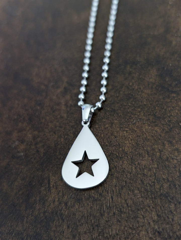 Teardrop Star Necklace