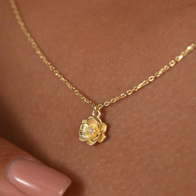 Rose Flower Necklace